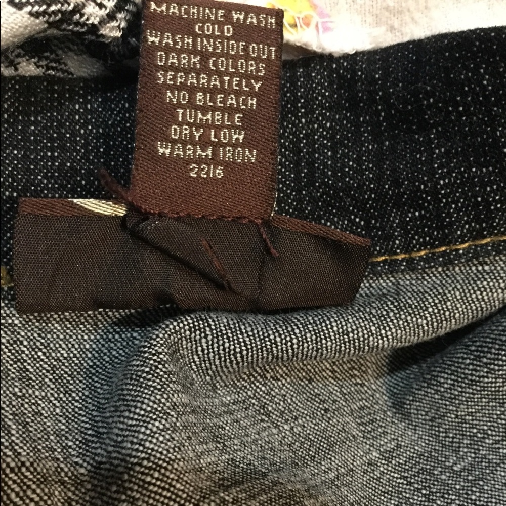 RF JEANS sz10 blazer style fitted jean jacket - Picture 5 of 5